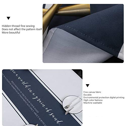 YOUYUANF Mantel Rectangular Mesa de Comedor Mantel de plástico Mantel Rectangular Efecto lino110x110 cm