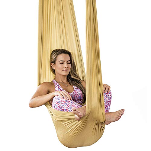 YPSMLYY Yoga Hammock Silk Aerial Yoga Swing Yoga Swing Air Mejora La Inversión del Yoga La Flexibilidad Y La Fuerza Central