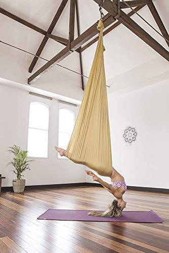 YPSMLYY Yoga Hammock Silk Aerial Yoga Swing Yoga Swing Air Mejora La Inversión del Yoga La Flexibilidad Y La Fuerza Central