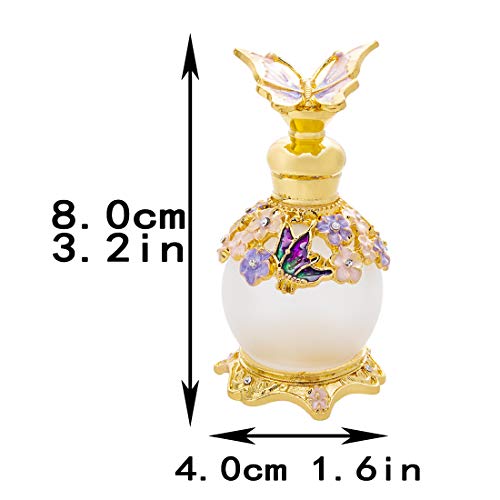 YU FENG - Frasco de Perfume (15 ml), diseño de Mariposas