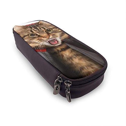 Yuanmeiju Cats Vampires Estuche for Boys and Girls Large Pencil Pouch Holder Pen Case for Student College School Supplies & Office