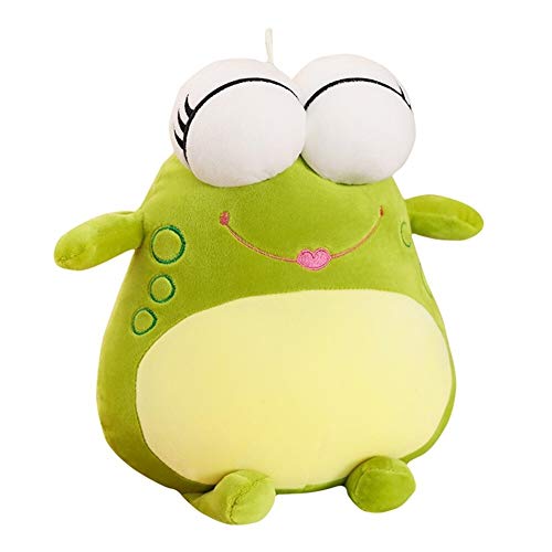 Yuhualiyi123 Grandes Ojos Almohada Linda de la Manera Creativa Suave de la Felpa del Regalo de cumpleaños for niños Juguetes de Peluche Vivid Almohadas Moda (Color : Green, Size : 60cm)
