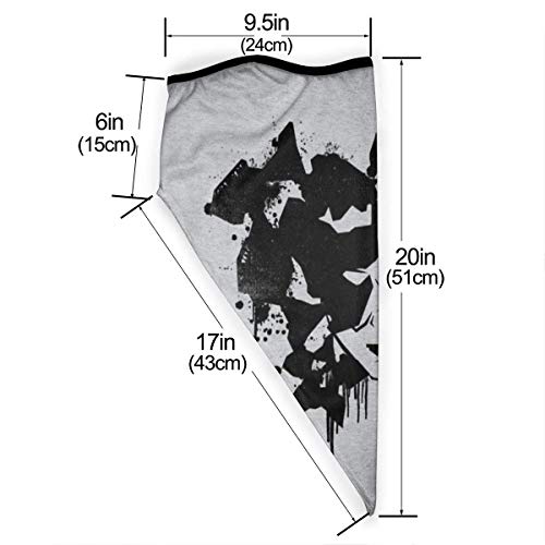 YUIT Power Of One Scarf Bandanas para polvo, aire libre, festivales, deportes