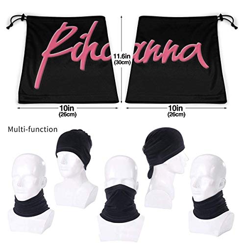 YUIT Rihanna Unisex Seamless Wind Dust Antideslizante Sports Keep Warm Gaiter Neck Guard Cover Bufanda