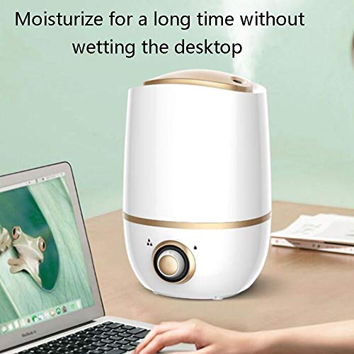 YUMEIGE Humidifiers Humidificador, Gran cantidad de Niebla, Aire Puro, el hogar silencioso Dormitorio, Aire Acondicionado Habitaciones, difusor de Aroma, 2.5L, la escasez de Agua Recordatorio