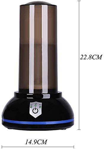 YUMO Lámpara germicida UV casera de Interior con Protector Pantalla y 4 Tubos de la lámpara, la luz de esterilización eficiente con Seguridad Control Remoto - 220V