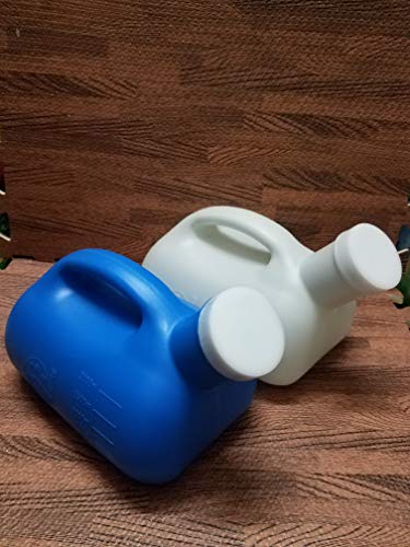 YUMSUM 3000 ML Grande Masculino Orinal Portátil Para Hombre Potty Pee Colector de Botellas Baño Aseo (blanco)