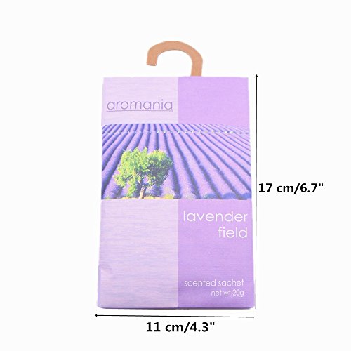 YUMSUM 8 Paquetes de fragancias perfumadas perfumadas de la Ropa Perfume para los cajones y los armarios, 20g / Packada,20g