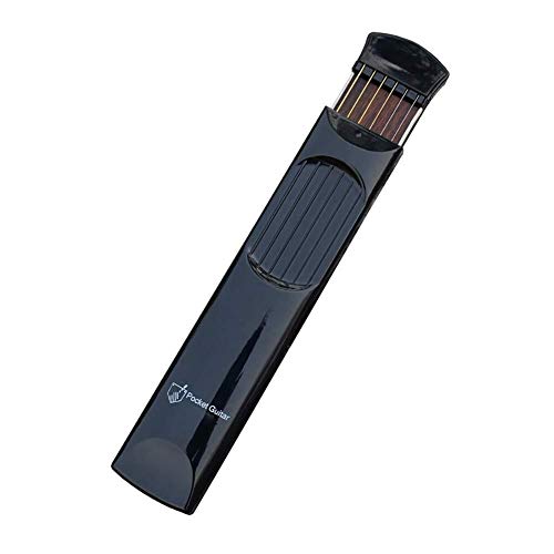 Yuzhonghua De bolsillo de madera entrenador de acordes de guitarra, herramienta práctica portátil, duradero ayudas bellos y elegantes de la guitarra, principiantes memoria del dispositivo de ejercicio