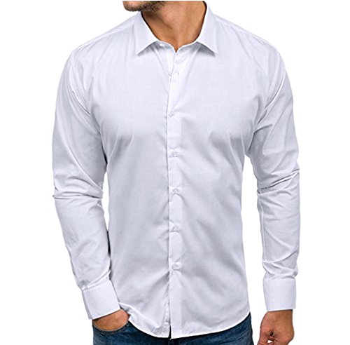 Yvelands Liquidación Camisa Formal Casual para Hombres, Solapa para Hombres Camisa Slim fit Casual para otoño Blusa Superior Camisa Hombres