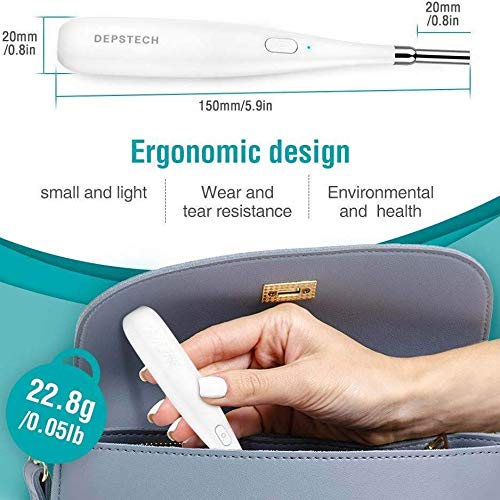 YWAWJ Examen con espéculo inalámbrica otoscopio, cámara de inspección del oído 4.3mm Ultra-Delgada WiFi de Alta definición Visual del oído de la cámara del Canal de Endoscopia