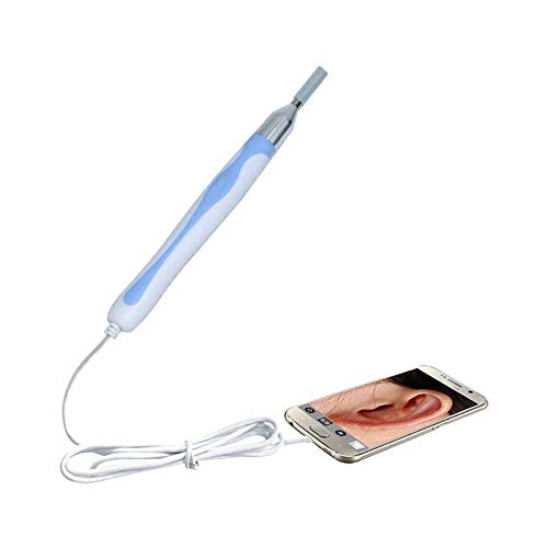 YWAWJ Vídeo otoscopio Otoscopio electrónico Diámetro del oído cámara Visual del oído Impermeable del endoscopio de Alta definición espéculo Profesional otoscopio