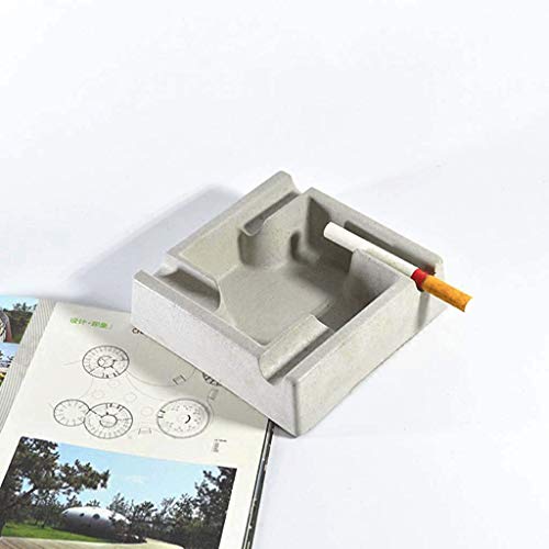 YWSZJ Cigarrillo, cenicero para Uso al Aire Libre y en Interiores - Modern Holiday Holiday Decor Tableop Ash Tray para Fumadores - Bonito Regalo para Hombres y Mujeres (Color : A)