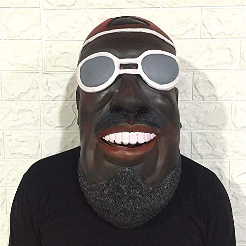 YYH Máscara Divertida máscara de látex Tocado de Hombre Accesorios de Rendimiento de Parodia de Halloween (Color : B)