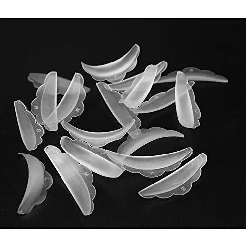 yyuezhi 24 Unids Almohadilla de Pestañas de Silicona con S/M/L Tamaño Maquillaje Herramientas de Belleza Utensilios de Maquillaje Reutilizables Látigo Levantamiento Pad