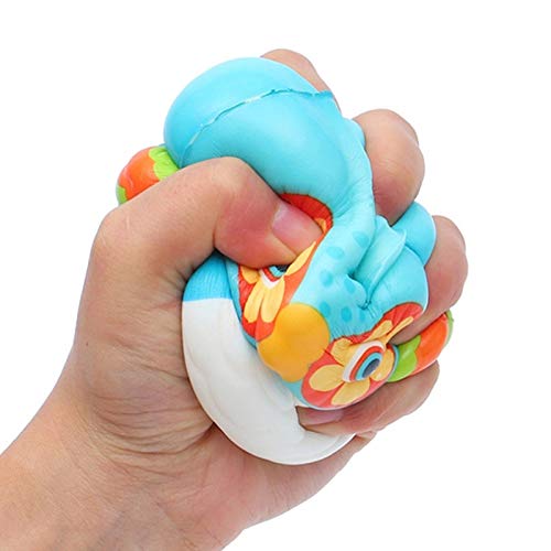 ZALE Simulación Soft 2019 Nueva Lindo Colorido del búho Blando Animal Simulación Squeeze Lento Aumento de Juguete perfumado Alivio de tensión for los Juguetes Kid Partido Artefacto má