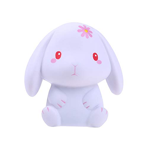 ZALE Simulación Soft Squishies, Lento Aumento de Squeeze Blando Juguete Juguetes Adorable Conejo Lenta Rising Crema Squeeze perfumado Alivio de tensión Juega el Regalo Divertido Artefacto mágico