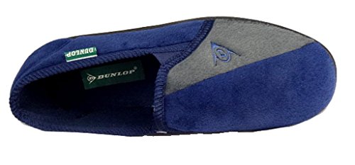 Zapatillas de casa de hombre Dunlop Winston II, con suela suave super confortable, color Azul, talla 47 EU