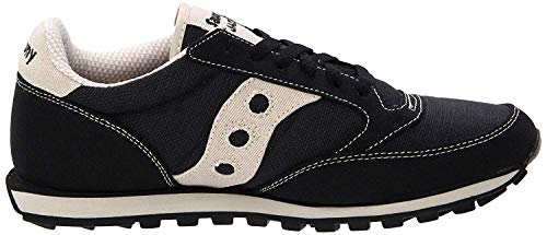 Zapatillas de deporte veganas Jazz Low Pro para hombre, negro / avena, 8.5 M
