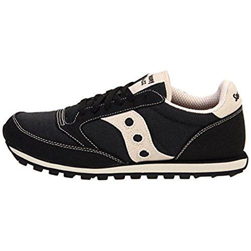 Zapatillas de deporte veganas Jazz Low Pro para hombre, negro / avena, 8.5 M