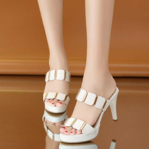 Zapatos Mujer Sonnena Zapatos De Tacón Mujer Primavera Verano Sandalias Fiesta Super High Heels Plataforma De Tacón Alto Sandalias De Tacón Grueso Zapatos Romanos