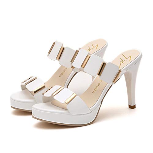 Zapatos Mujer Sonnena Zapatos De Tacón Mujer Primavera Verano Sandalias Fiesta Super High Heels Plataforma De Tacón Alto Sandalias De Tacón Grueso Zapatos Romanos