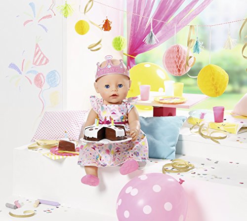 Zapf Baby Born Deluxe Partytime Estuche de Juego de muñeca - Accesorios para muñecas (Estuche de Juego de muñeca, 3 año(s), Multicolor, 43 cm, Chica, 43 cm)
