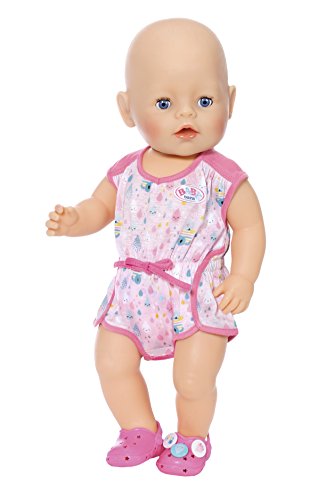 Zapf Baby Born Pyjamas with Shoes Pijama de muñeca - Accesorios para muñecas (Pijama de muñeca, 3 año(s), Rosa, 43 cm, Chica, 43 cm)