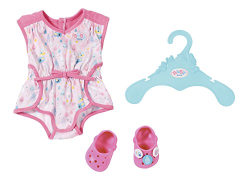 Zapf Baby Born Pyjamas with Shoes Pijama de muñeca - Accesorios para muñecas (Pijama de muñeca, 3 año(s), Rosa, 43 cm, Chica, 43 cm)