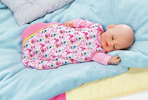 Zapf Baby Born Sleeping Bag Bolso de Dormir para muñecas - Accesorios para muñecas (Bolso de Dormir para muñecas, 3 año(s), Azul, Rosa, 43 cm, Chica, 43 cm)