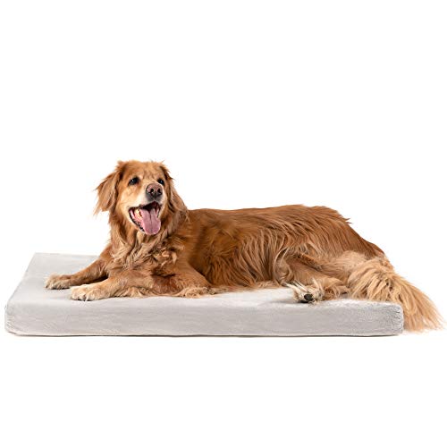 ZENAPOKI Cama para Perros Ortopédica XL - Cojines para Perros Espuma con Memoria - Cesta Perro Gel Regulador de Temperatura - Manta Removible Resistente al Agua Lavable en Lavadora