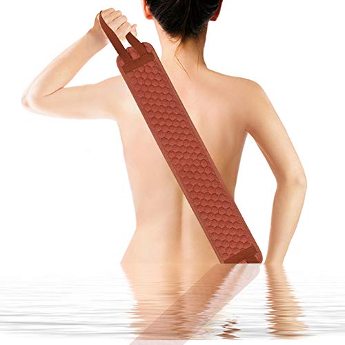 ZERHOK - Esponja exfoliante para la espalda, para el cuerpo y la ducha, con manopla para eliminar la piel muerta