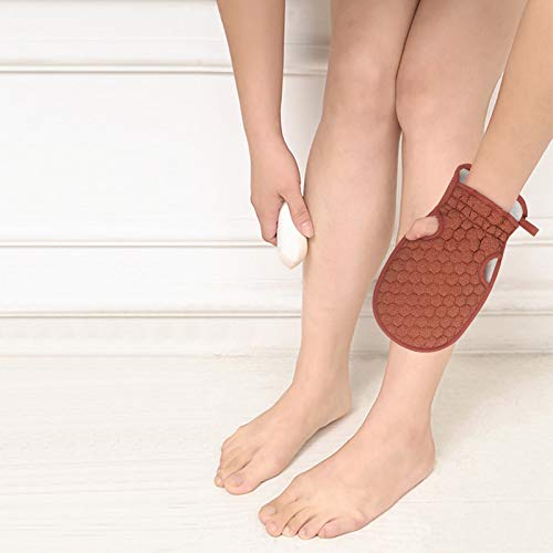 ZERHOK - Esponja exfoliante para la espalda, para el cuerpo y la ducha, con manopla para eliminar la piel muerta