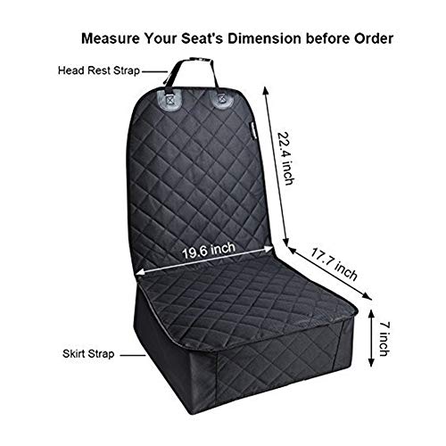 ZFYM Coche para Mascotas Mats Son Impermeables y Resistentes a la Suciedad del Asiento de Coche Protectores de Animales Salir y Asiento Vice-Conducir Mats Fácil de Instalar