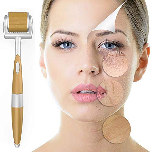 ZGTS Microneedle Derma Roller,Titanium Derma Roller,Derma stamp 192 Needle For Skin Care,Anti Aging,Therapy For Hair Los (ZGTS-1.0 mm)