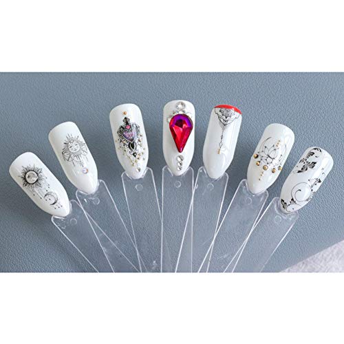 ZHAOZX 1 Unids Flor De Encaje Etiqueta Engomada del Clavo Calcomanía Transferencia De Agua Blanco Negro Consejos Mujeres Maquillaje Tatuajes 2018 Verano Nuevo Diseño