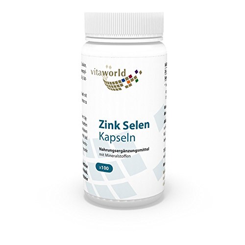 Zinc Selenio 100 Cápsulas Vita World Farmacia Alemania