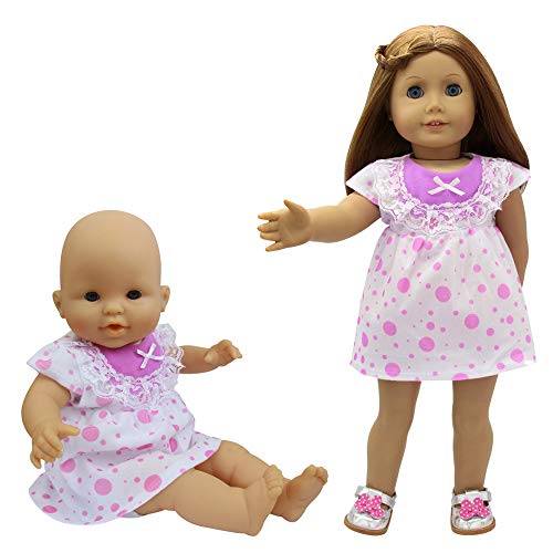 ZITA ELEMENT 5X Vestidos Lindo para Bebé Muñecas Ropa Muñecas 35-46cm Girl Doll
