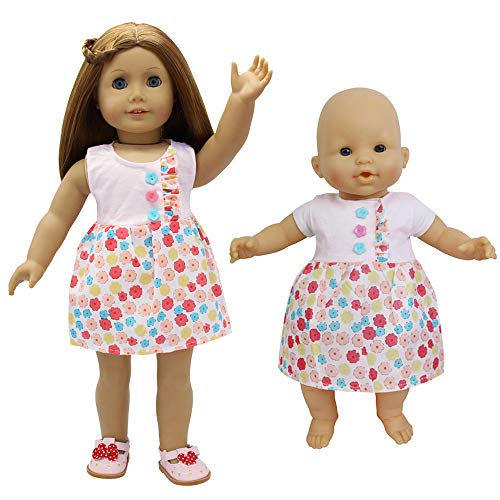 ZITA ELEMENT 5X Vestidos Lindo para Bebé Muñecas Ropa Muñecas 35-46cm Girl Doll