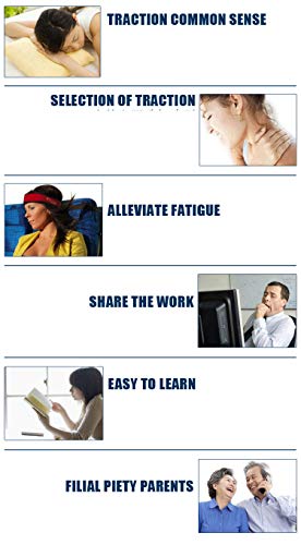 ZJDU Tracción Cervical Cervical De Cuello Completo. Alivio Eficaz del Dolor De Cuello En El Hogar,Blue