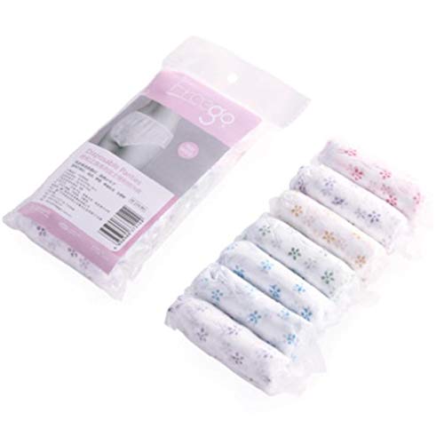 Zonfer 7pcs / Set algodón Embarazada Breves prenatal posparto Braga desechable de Ropa Interior de Las Bragas de Viajes Talla XL