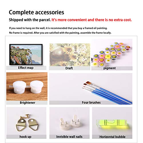 zpbzambm Pintura por Números Kits,Lienzo De Bricolaje Regalo De Pintura Al Óleo para Adultos Niños,Pintar por Numeros,Decoración del Hogar Mural De Arte,Jugando Delfines,40X50Cm,con Marco,A1200