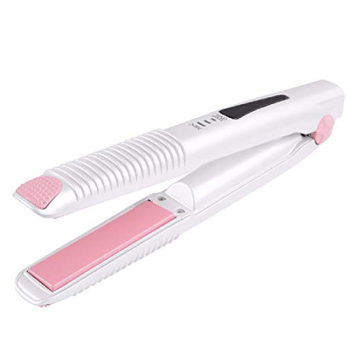 zpspz alisador de cabello USB – Riel – Plancha para el pelo Mini datos Online Tarifas rieles de cerámica en seco húmedo doble utilizar con richten, color blanco