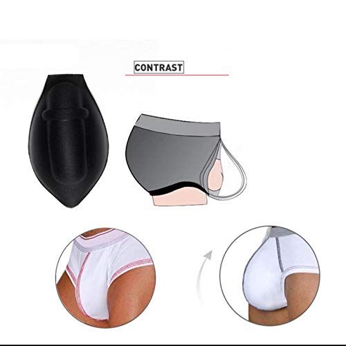 ZSLGOGO Ropa Interior Sponge Pad Tridimensional Pantalones Cojín de Esponja para Hombres