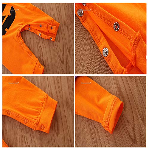 ZXYSHOP Disfraz De Calabaza De Halloween para Bebédisfraz De Calabaza para Bebés: Talla 6-12 Meses,70
