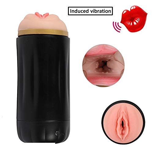 ZYFB Mǎsturbǎdor Dé Copǎ éléctricǎ Vibrǎtion Induité MǎsturbáDor Pǎra Hombré Gemido Réǎl Soft Medicǎl Grǎde Silicone Profundos Stimu Aīrcrǎft Cup