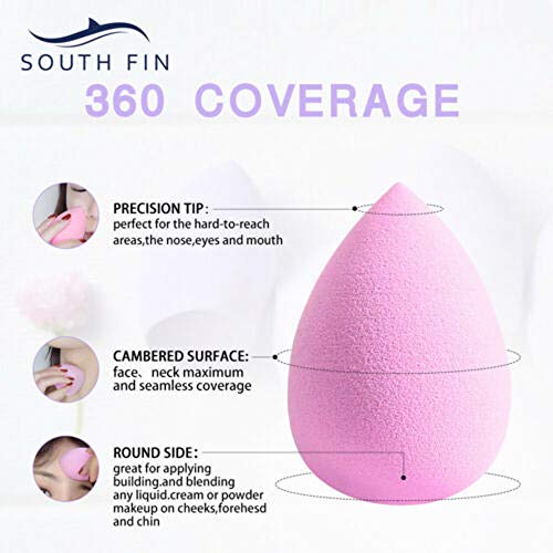 1 PCS Microfibra Velvet Sponge Maquillaje de Esponja Adecuado para Maquillaje Lquido de Maquillaje de Ojos (rosa)