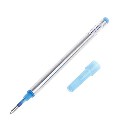 10 piezas en conjunto Azul Espiral Tinta Refill 0.5mm ajuste a Jinhao, Rollerball Pen