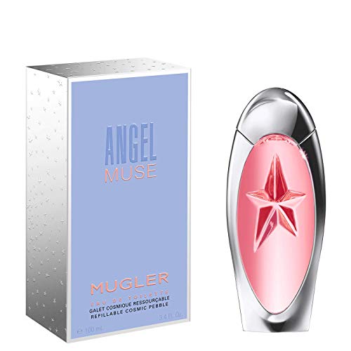 100% auténtico Mugler Angel Muse EDT recambio de 100 ml fabricado en Francia + 2 muestras de perfume de nicho gratis