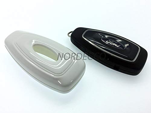 100% de alta calidad abs plástico duro brillante Llavero Carcasa para Ford S-Max/B/C- Max/Focus, MONDEO, Kuga, fiesta, Fusion, ST/3 Botón de control remoto sin llave Smart Key Fob